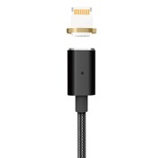Platinet CABLE LIGHTNING (POUR IPHONE) USB PLATINET AVEC 2 EMBOUTS MAGNETIQUES 1,2M NOIR [43608]
