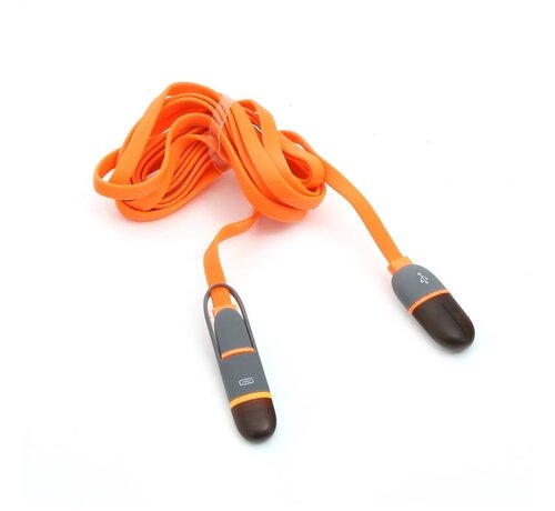 Platinet CABLE USB UNIVERSEL PLATINET 2 EN 1: MICRO USB & LIGHTNING NOIR