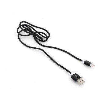 Platinet PLATINET UNIVERSAL USB FABRIC BRAIDED CABLE WITH MICROUSB-LIGHTNING DOUBLE PLUG 1M BLACK [43474]