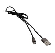 Platinet PLATINET MICRO USB TO USB CABLE WITH REVERSIBLE PLUGS 1M BLACK [43466]