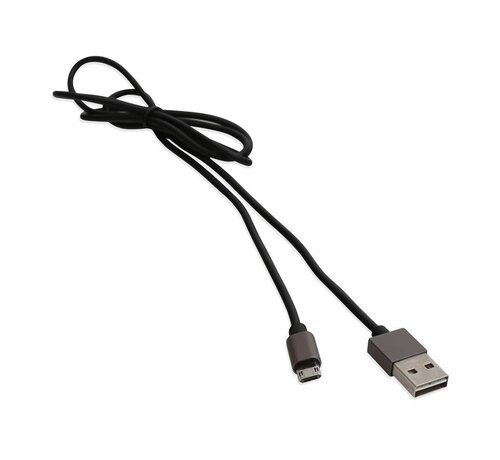 Platinet PLATINET MICRO USB TO USB CABLE WITH REVERSIBLE PLUGS 1M BLACK [43466]
