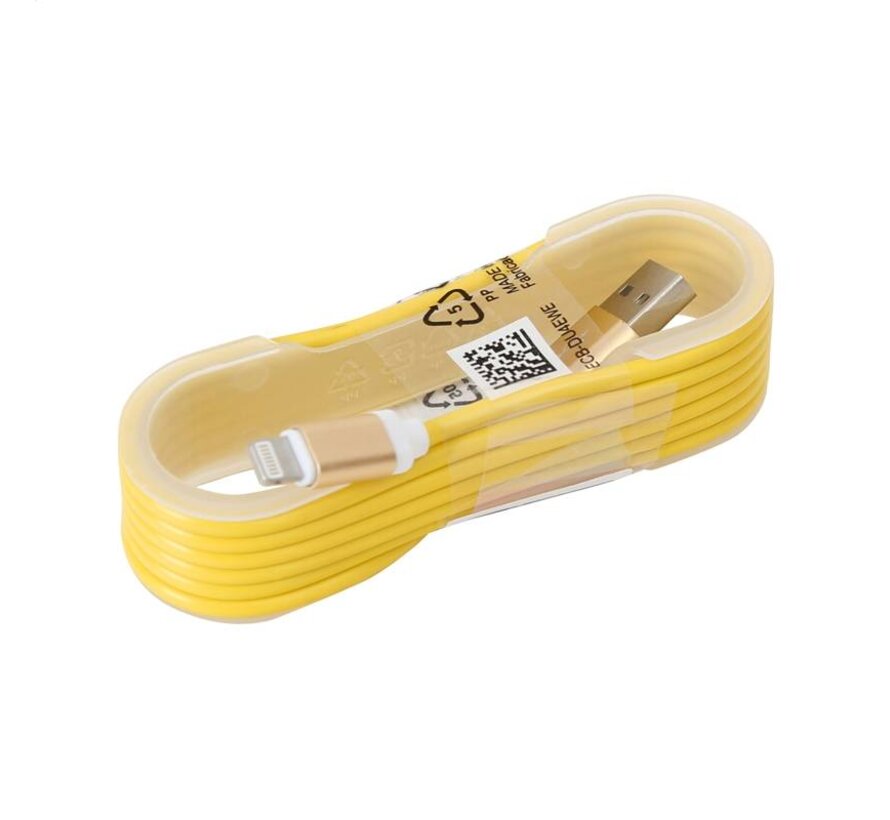 CABLE OMEGA USB LIGHTNING 1,5M GOLD