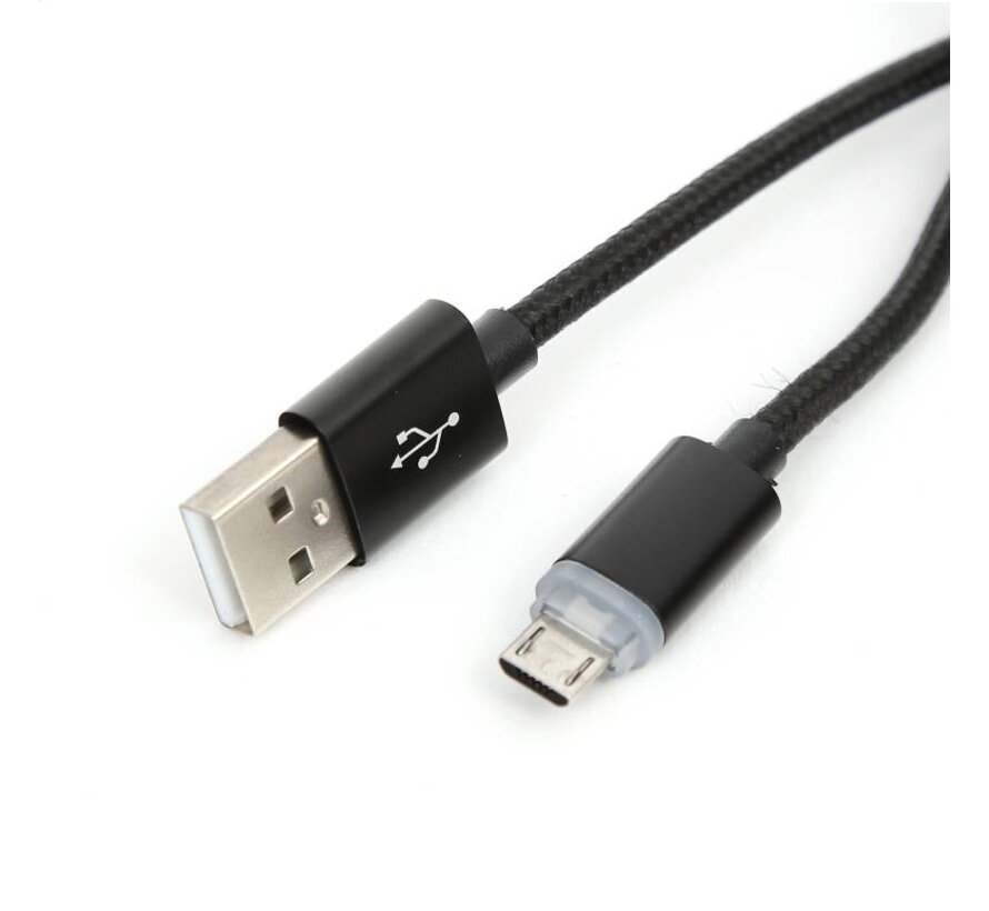 CABLE OMEGA USB 2.0 microUSB pour smartphones, tablettes 1M [41268]