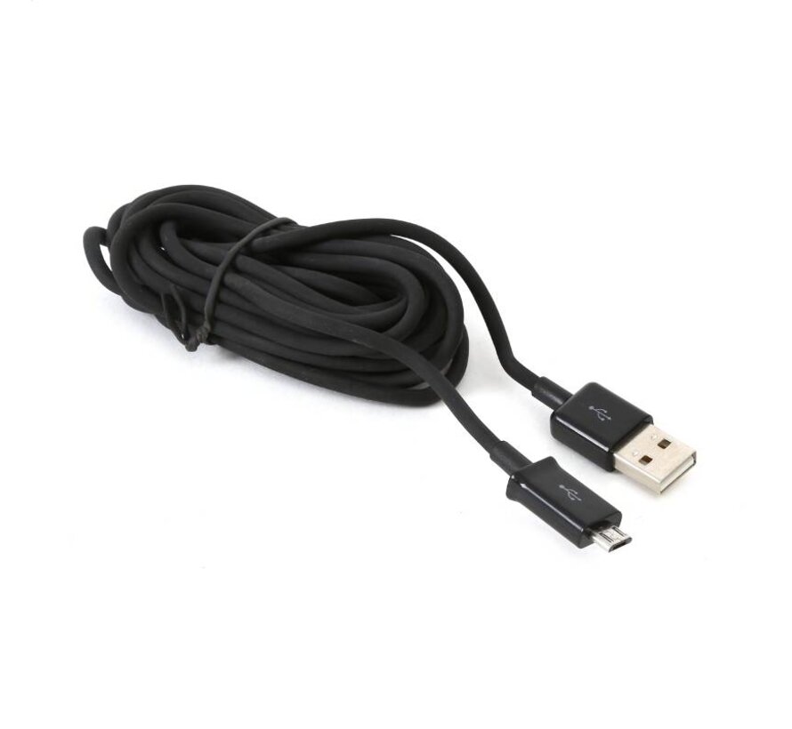 PLATINET MICRO USB TO USB CABLE 3M BLACK BLISTER