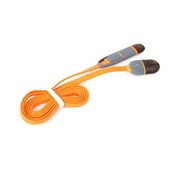 Platinet PLATINET USB UNIVERSAL CABLE 2 IN 1: MICRO USB & LIGHTNING PLUGS ORANGE