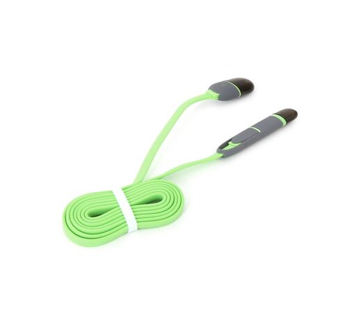 Platinet CABLE USB UNIVERSEL PLATINET 2 EN 1: MICRO USB & LIGHTNING VERT