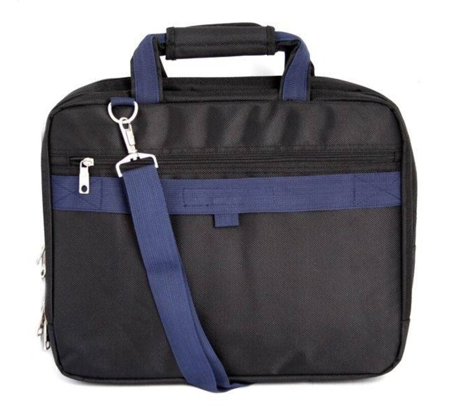 PLATINET LAPTOP BAG 16" 07-19 BLACK&DARK BLUE