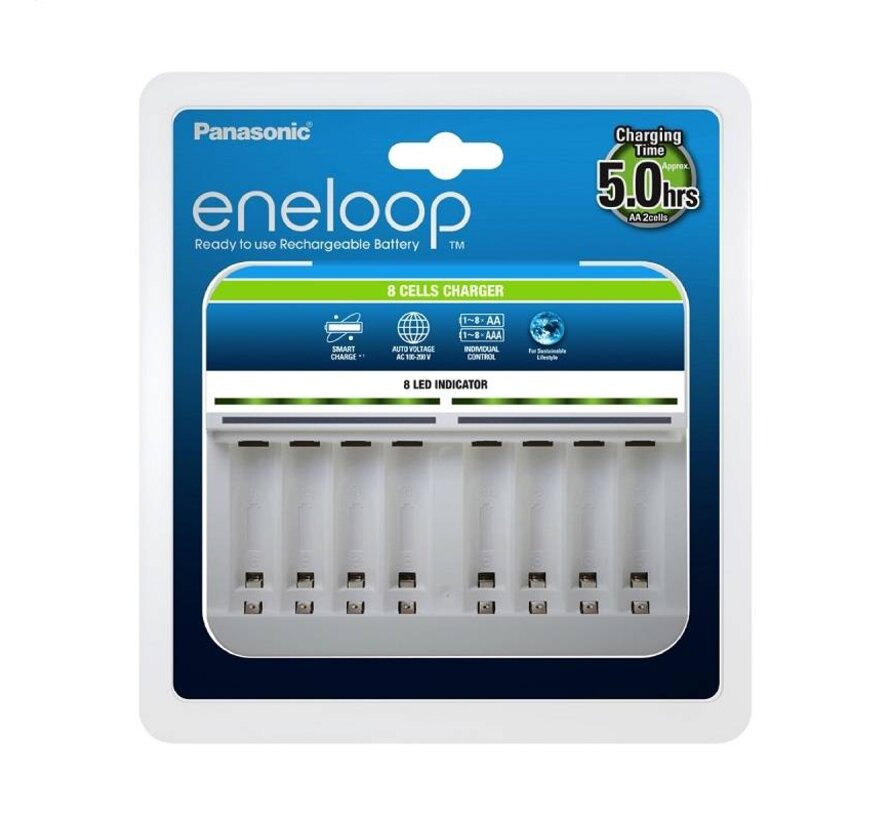 PANASONIC ENELOOP CHARGER ŁADOWARKA 8-POS BQ-CC63