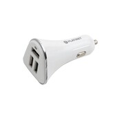 Platinet CHARGEUR DE VOITURE PLATINET 3xUSB 5,2A + cable microUSB 1m - BLANC [43722]