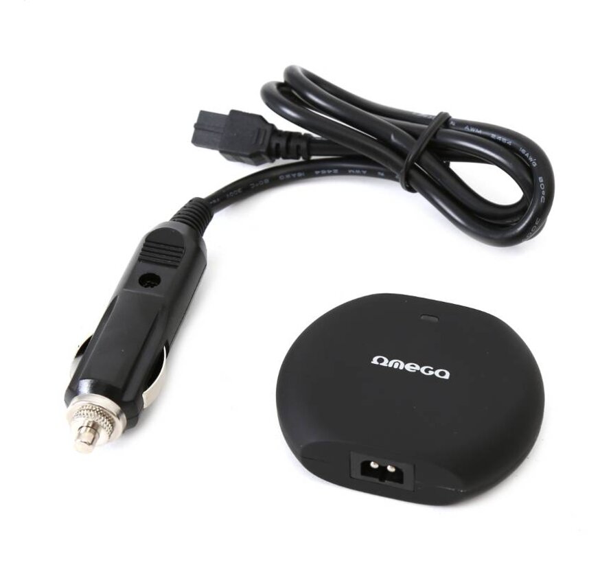 OMEGA MINI ADAPTATEUR DC UNIVERSEL/NOTEBOOK/VOITURE/USB 90W MINI 2 EN 1 (41796)