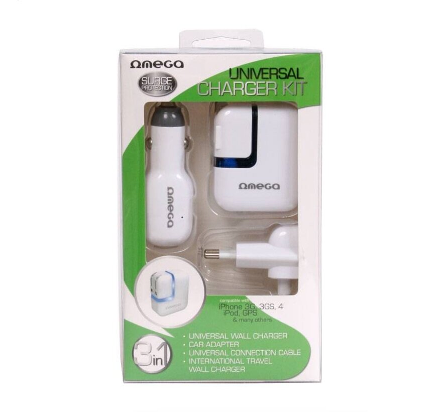 KIT DE CHARGEMENT UNIVERSEL POUR SMARPHONE/IPHONE/IPAD/IPOD