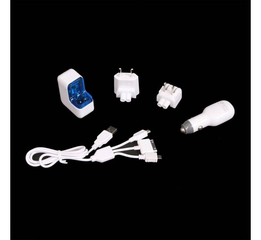 KIT DE CHARGEMENT UNIVERSEL POUR SMARPHONE/IPHONE/IPAD/IPOD