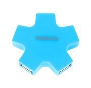 Omega HUB USB 2.0 4 PORTS OMEGA - MODELE STAR/ETOILE NOIR [42856]