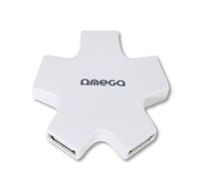 Omega OMEGA USB 2.0 HUB 4 PORT STAR WHITE [42858]