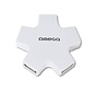 OMEGA HUB 4 USB 2.0 STAR BLANC 42858