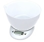 OMEGA KITCHEN SCALE WHITE WITH BOWL