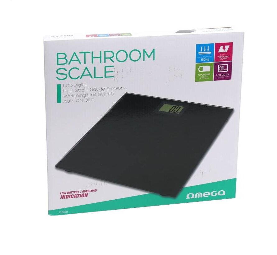 BALANCE PESE PERSONNE OMEGA NOIR