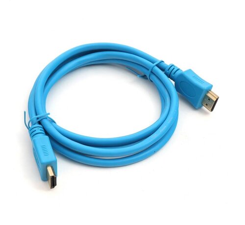 Omega CABLE HDMI NUMERIQUE OMEGA V1.4 - LONGUEUR 1.5M - BLEU - sachet