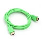 OMEGA CABLE HDMI v.1.4 GREEN 1.5M bulk