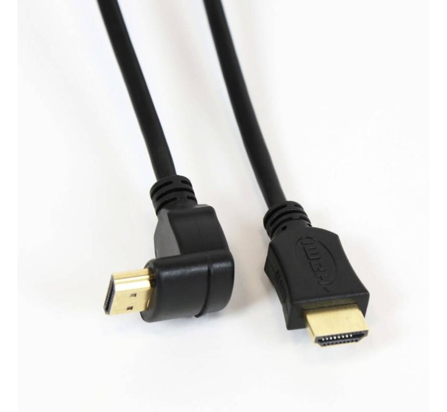 OMEGA KABEL HDMI v.1.4 GOLD ANGULAR 5M BLISTER [41854]