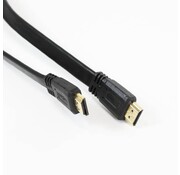 Omega OMEGA - CABLE HDMI v.1.4 BLACK 3M FLAT BLISTER [41848]