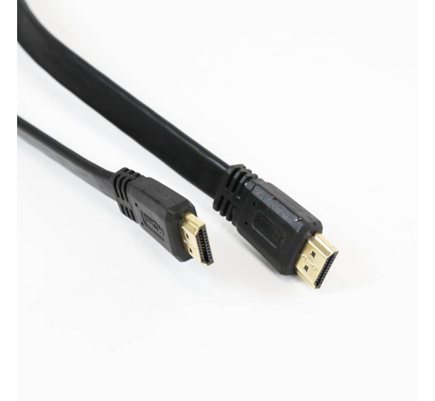 OMEGA - CABLE HDMI v.1.4 BLACK 3M FLAT BLISTER [41848]