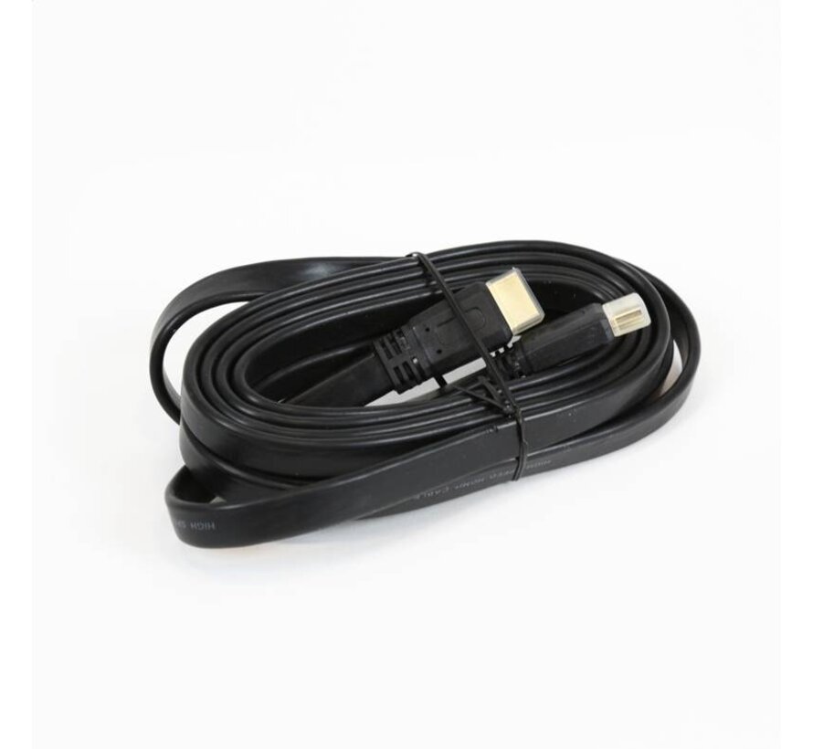 OMEGA - CABLE HDMI v.1.4 BLACK 3M FLAT BLISTER [41848]
