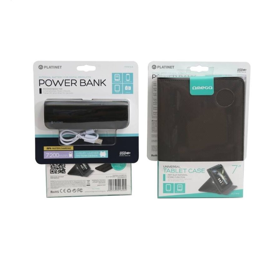 OMEGA COVER for TABLET/E-BOOK 7" MARYLAND grey new!!!