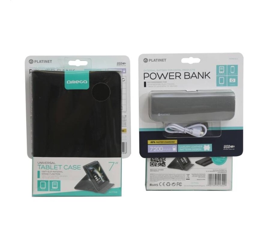 HOUSSE POUR TABLETTE/E-BOOK 7"  MARYLAND NOIR  41640