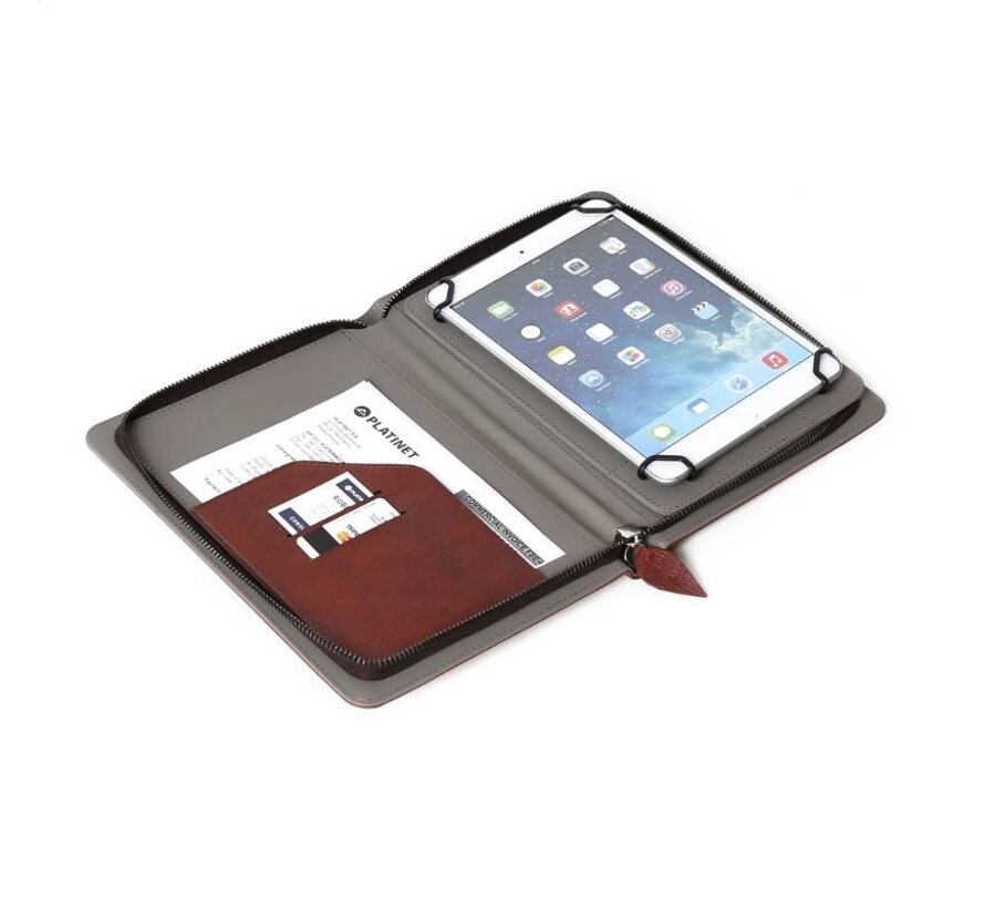 PLATINET TABLET 7,85" CASE AND ORGANIZER Wall Street Collection / BROWN