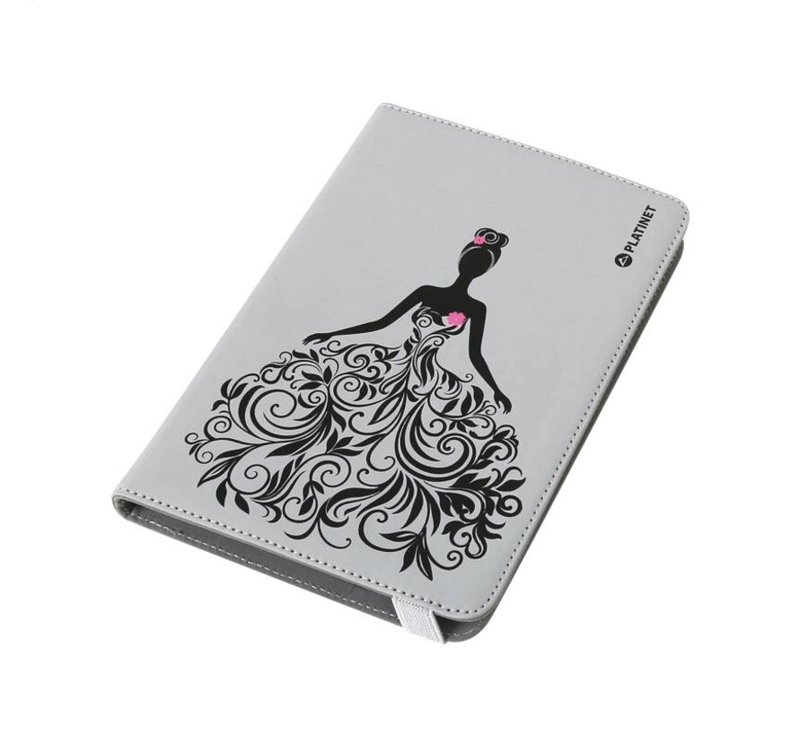 PLATINET TABLET CASE 7"-7,85" NATURE WOMAN/GREY