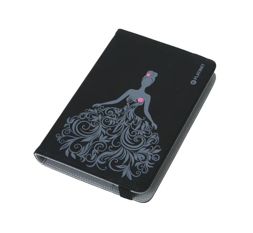 PLATINET TABLET CASE 7"-7,85" NATURE WOMAN/BLACK