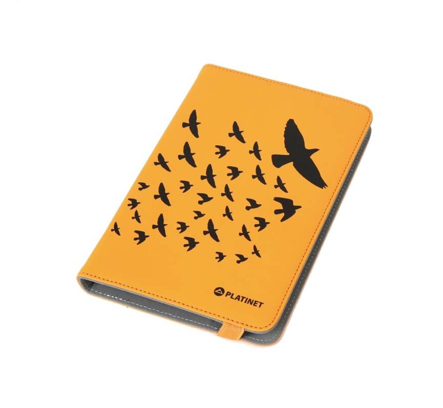 PLATINET TABLET CASE 7"-7,85" NATURE BIRDS/ORANGE