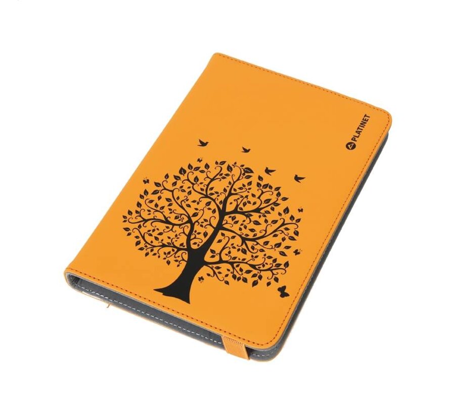 PLATINET ETUI POUR TABLETTE 7"-7.85" NATURE TREE/ORANGE