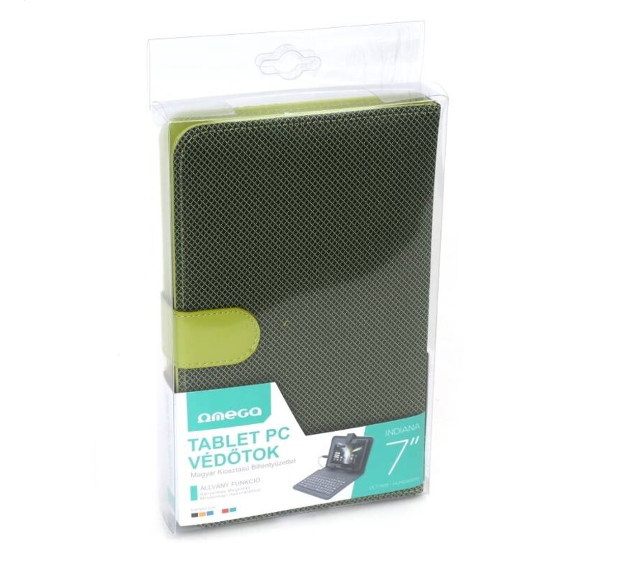 OMEGA ETUI POUR TABLETTE 7" + CLAVIER QWERTY MICRO USB