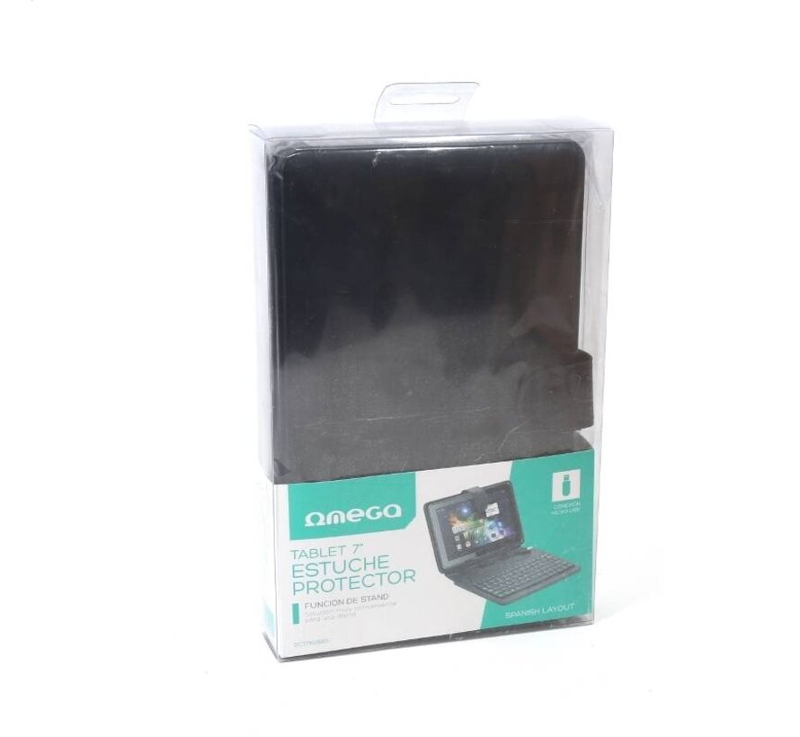 OMEGA TABLET CASE WITH KEYBOARD MICRO USB SPANISH VER 42111