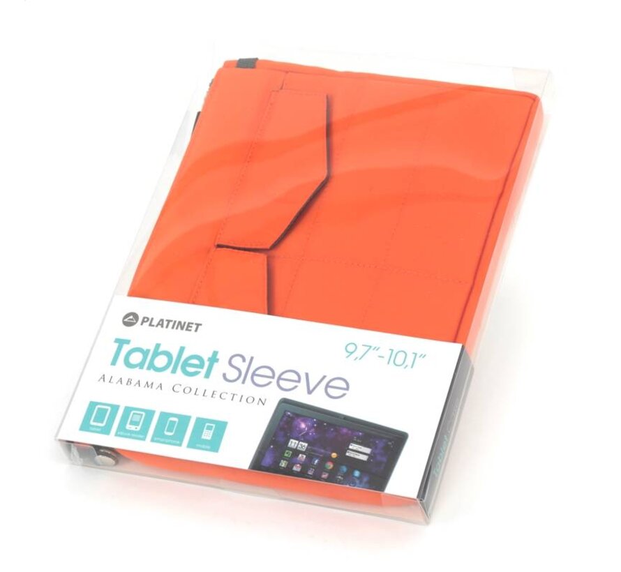 ETUI POUR TABLETTES 9,7''-10,1'' PLATINET COLLECTION  ALABAMA / ORANGE