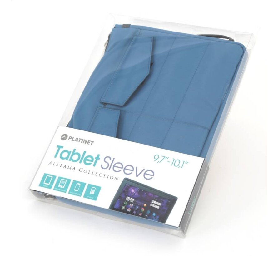 PLATINET TABLET SLEEVE 9,7'' - 10,1" ALABAMA/BLUE