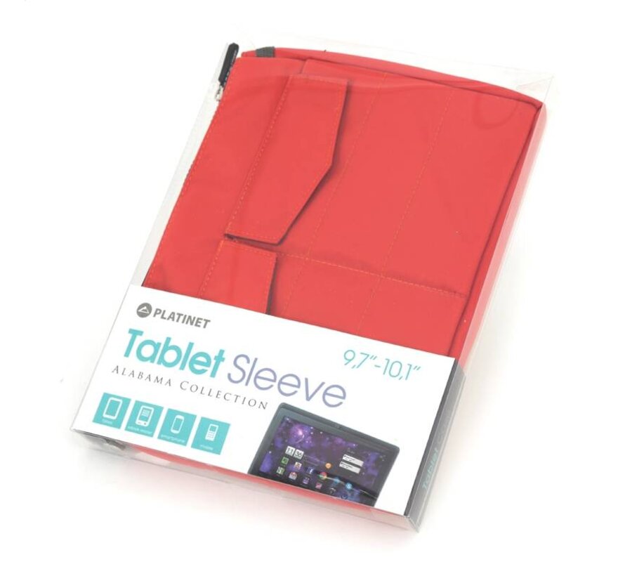 ETUI POUR TABLETTES  9,7''-10,1'' PLATINET COLLECTION ALABAMA / ROUGE