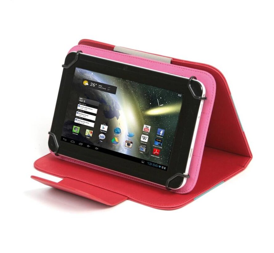 PLATINET ETUI POUR TABLETTE 7"-7.85" SEOUL/ROUGE DOUBLE FACE 41954