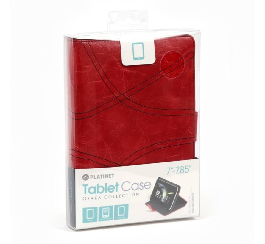 PLATINET ETUI POUR TABLETTE 7"-7.85" OSAKA/ROUGE