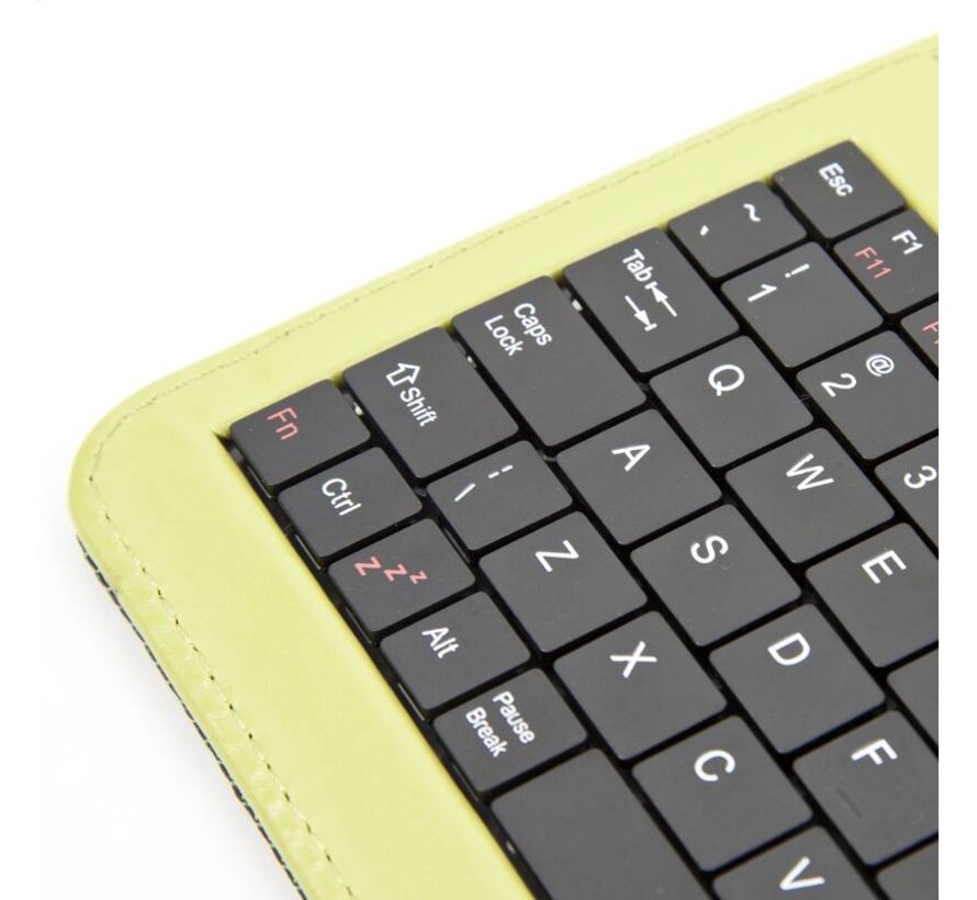OMEGA TABLET KEYBOARD AND PROTECTIVE CASE INDIANA MICRO USB GREEN