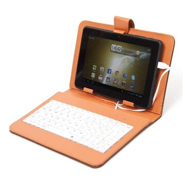 Omega OMEGA TABLET KEYBOARD AND PROTECTIVE CASE INDIANA ORANGE