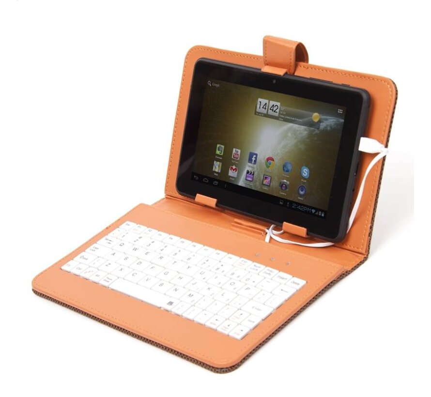 OMEGA TABLET KEYBOARD AND PROTECTIVE CASE INDIANA ORANGE