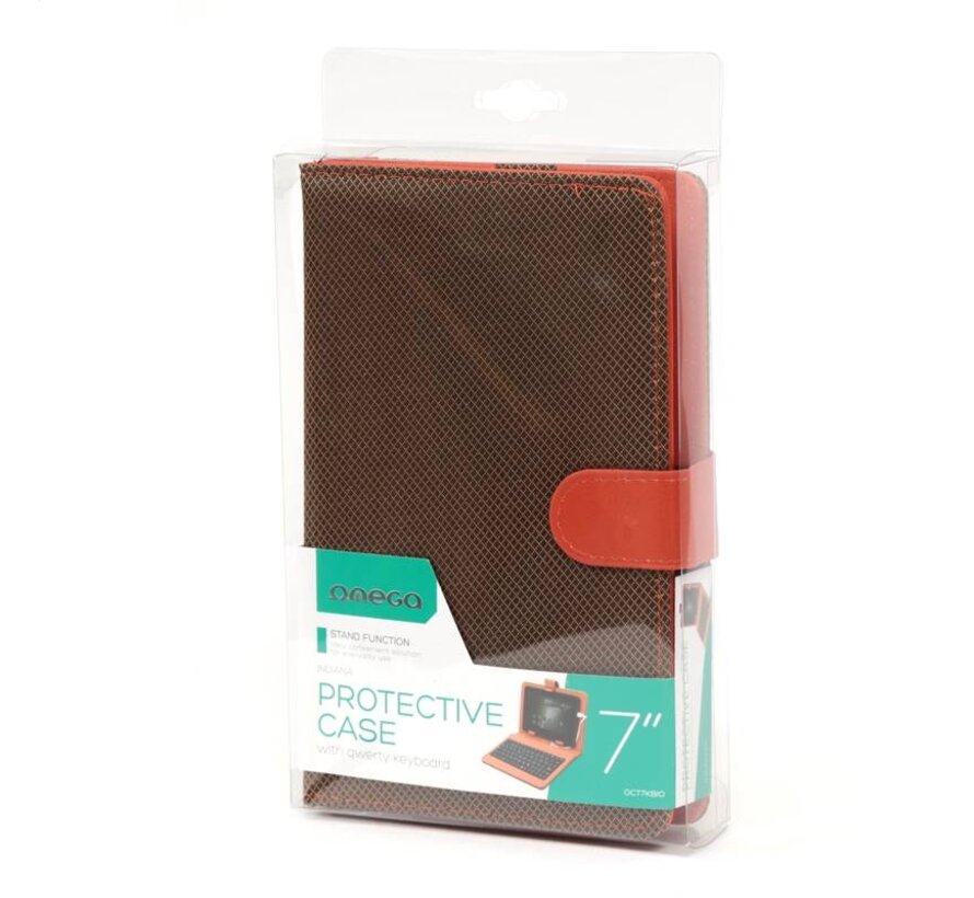 OMEGA TABLET KEYBOARD AND PROTECTIVE CASE INDIANA ORANGE