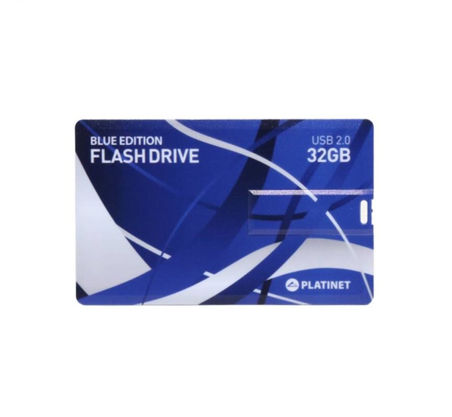 PLATINET PENDRIVE USB 2.0 Name Card BLUE EDITION 32GB [44339]