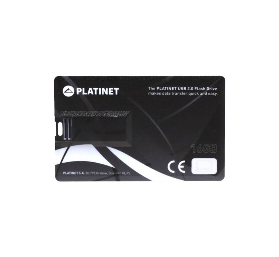 PLATINET PENDRIVE USB 2.0 Name Card GREY EDITION 16GB [44338]