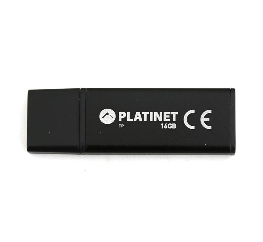 PLATINET PENDRIVE USB 2.0 X-Depo 16GB + Type-C Adapter BLACK [43989]