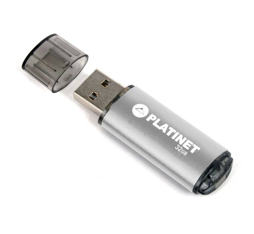 PLATINET PENDRIVE USB 2.0 X-Depo 32GB SILVER [42970]
