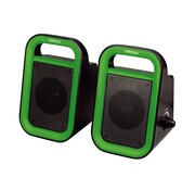 Omega OMEGA SPEAKERS 2.0 OG-119B BLACK/GREEN 2x3W RMS USB [43093]